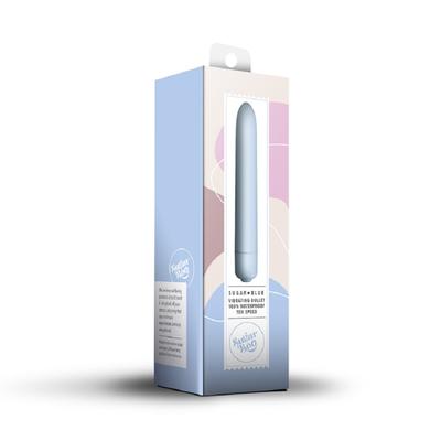 Gizmoswala SugarBoo Vibrating Bullet Massager - Sugar Blue (Sky Blue) - Massagers And Vibrators