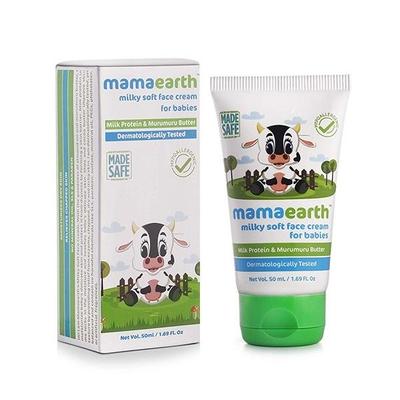 Mamaearth Milky Soft Face Cream for Babies with Muru Muru Butter 60gm - Face Creams