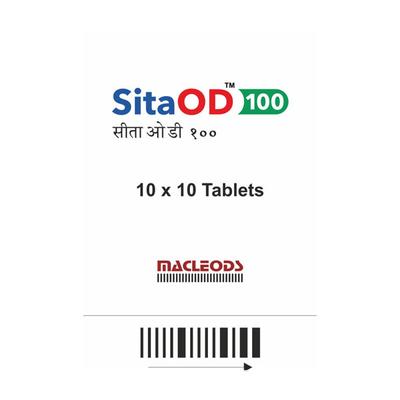 SITA OD 100 Tablet 10's - Diabetes-Ant