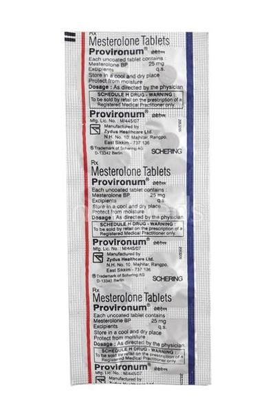 Provironum 25mg Tablet 10'S - Hormonal Therapy-And