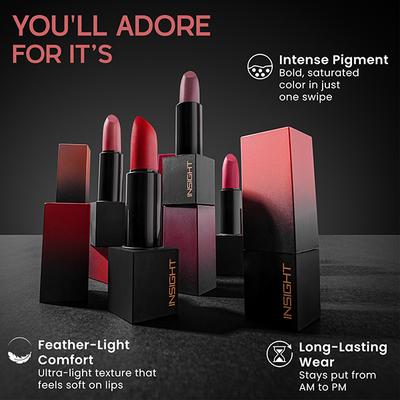 Insight Cosmetics Velvet Matte Lipstick Serene Affection 3.8 gm - Lipsticks