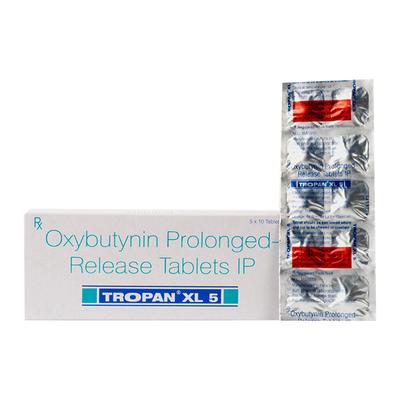 Tropan XL 5mg Tablet 10'S - Bladder And Prostate Disorders-Dru