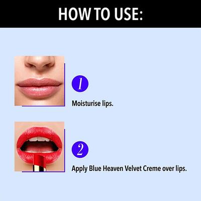 Blue Heaven Velvet Creme RM26 Red Love 3.5gm - Lipsticks