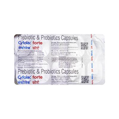 Cyfolac Forte Capsule 10'S - Diarrhoea-Ant