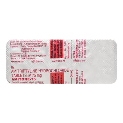 Amitone 75mg Tablet 10'S - Depression-Ant