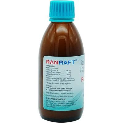 RANRAFT MINT FLAVOUR Oral Suspension 150ml - Ulcer/Reflux/Flatulence-Aaa