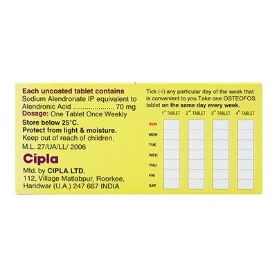 Osteofos 70mg Tablet 4'S - Osteoporosis-Age