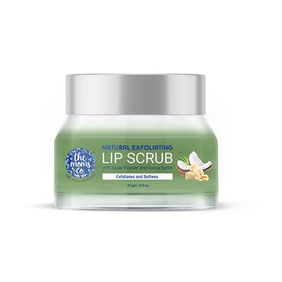 The Moms Co. Natural Exfoliating Lip Scrub with Sugar Powder and Cocoa Butter 25gm - Lip Scrubs