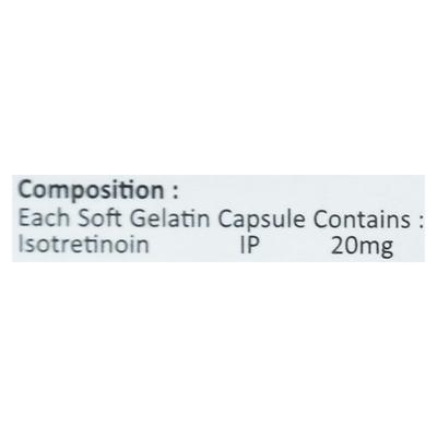 ISO Aret 20mg Softgel 10'S - Acne-Acn