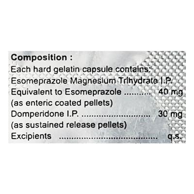 ESOBIZ DSR Capsule 10's - Ulcer/Reflux/Flatulence-Aaa