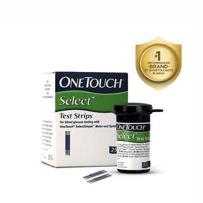 OneTouch Select Blood Glucose Test Strip 25's - Blood Glucose Monitors/Test Strips