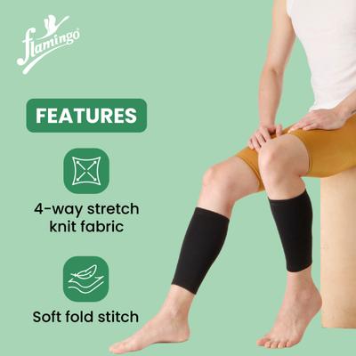 Flamingo Calf Support Black (OC2039) (XL) 1's - Knee/Ankle/Leg/Foot Supports