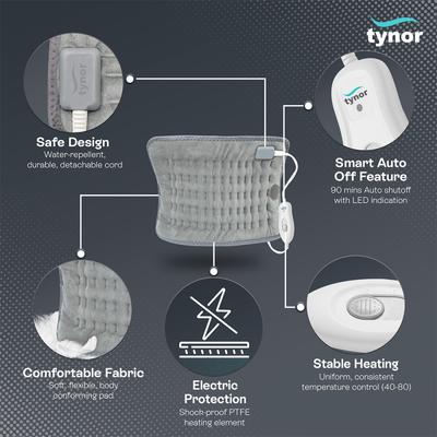 Tynor Cure Heating Pad Ortho (Regular) (I 73) - Heating Belt