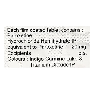 XET 20mg Tablet 10'S - Depression-Ant