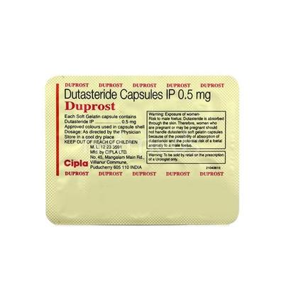 Duprost 0.5mg Capsule 10'S - Bladder And Prostate Disorders-Dru