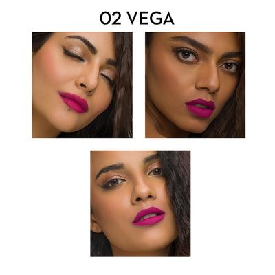 SUGAR Cosmetics Mettle Liquid Lipstick - 02 Vega (Deep Fuchsia) 7ml - Liquid Lipsticks