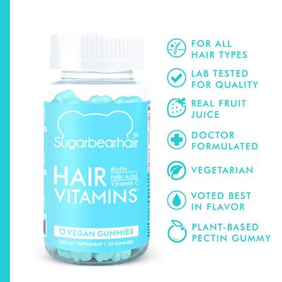 Sugarbear Hair Gummies for Healthy Hair 30S 30's - Others