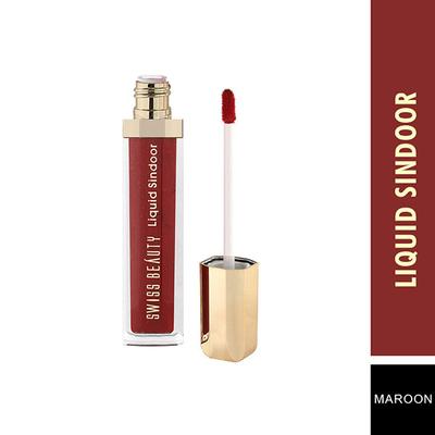 Swiss Beauty Waterproof Bridal Glam Liquid Sindoor - (Red) 8 ml - Sindoor