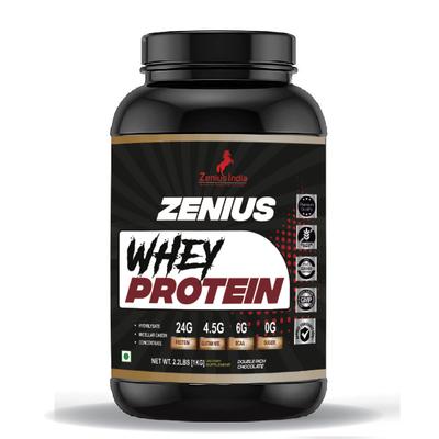 Zenius Whey Protein Powder - Double Rich Chocolate Flavour 1 kg - Whey Proteins