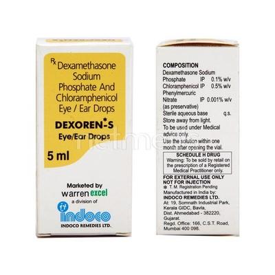 Dexoren S Eye/Ear Drops 5ml - Eye conditions-Eye
