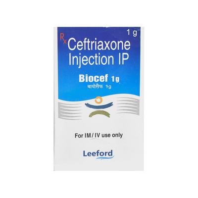 BIOCEF 1gm Injection 10ml - Bacterial Infections-Cep