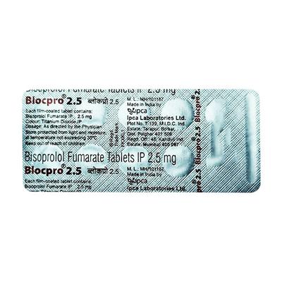 BLOCPRO 2.5 Tablet 10's - Hypertension-Bet