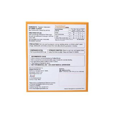 PentaSure 100% Plant-Based Soluble Fiber Powder (Travel Pack Sachet of 8 x 5 gm) - Daily Health Drinks