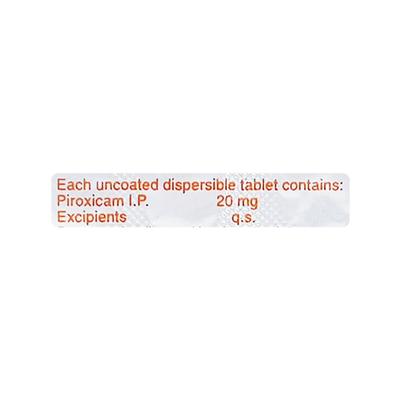 Dolonex DT 20mg Tablet 15'S - Pain relief-Ano