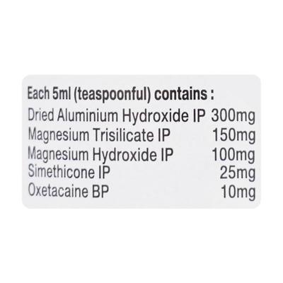 Solacid O sugar free Suspension 170ml - Ulcer/Reflux/Flatulence-Aaa