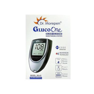Dr. Morepen GlucoOne BG03 Blood Glucose Monitor Meter 1's - Blood Glucose Monitors/Test Strips