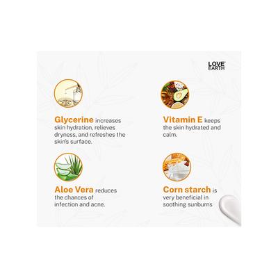 Love Earth Vitamin C Sunscreen SPF-50 for Sun's UVA, UVB Ray Protection with Vitamin C 100 ml - Body Sunscreen