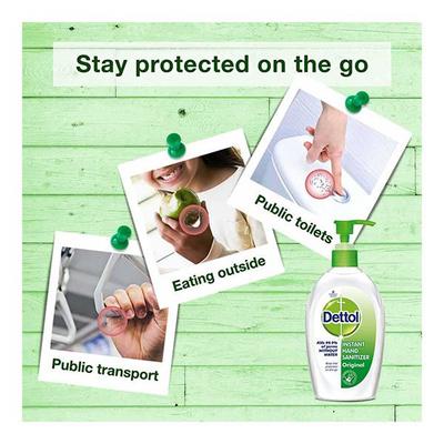 Dettol Instant Hand Sanitizer - Original 200 ml (Bottle) - Hand Sanitizer