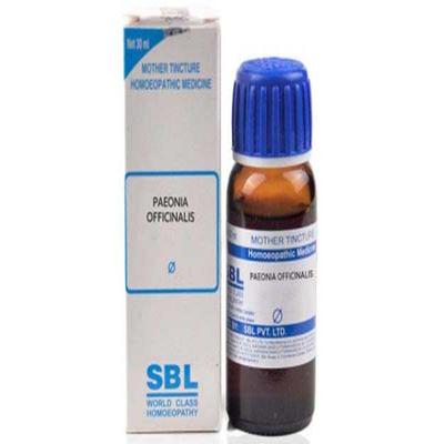 SBL Paeonia Officinalis Q Liquid 30 ml - Mother Tincture