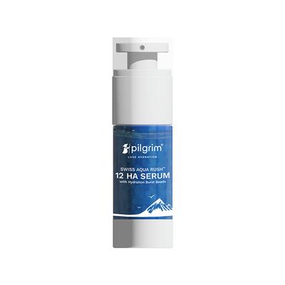 Pilgrim Swiss Aqua Rush 12 HA Serum with Hydration Burst Beads for Intense Hydration and Glow 30 ml - Face Mists