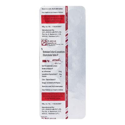 Jotair L Tablet 10'S - Allergies-Ant