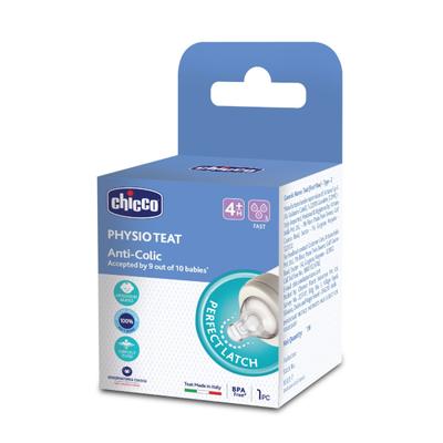 Chicco Physio Teat Anti-Colic 4M + Perfect Latch Slow 1's - Feeding & Nursing