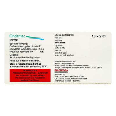 Ondamac Injection 2ml - Vomitting/Emesis-Ant
