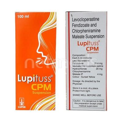 Lupituss Cpm Suspension 100ml - Cough And Cold-Cou