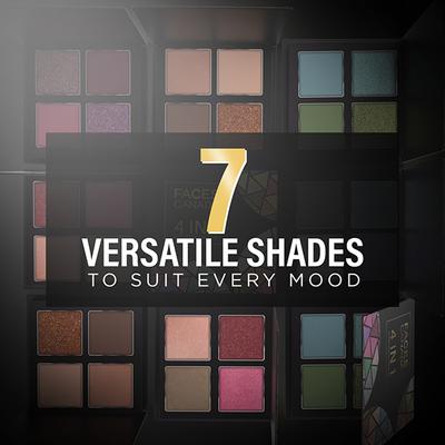 Faces Canada 4 In 1 Quad Eyeshadow Palette - Make'em Envy 05 4.8 gm - Eye Shadow Palettes