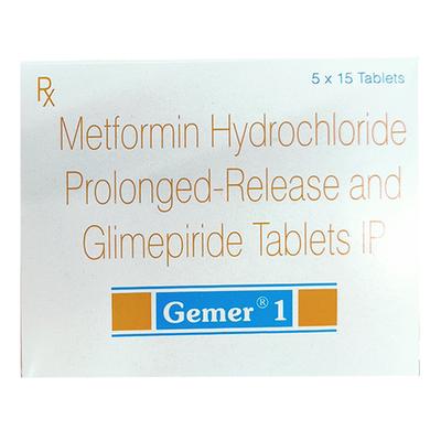 GEMER 1 Tablet 15's - Diabetes-Ant