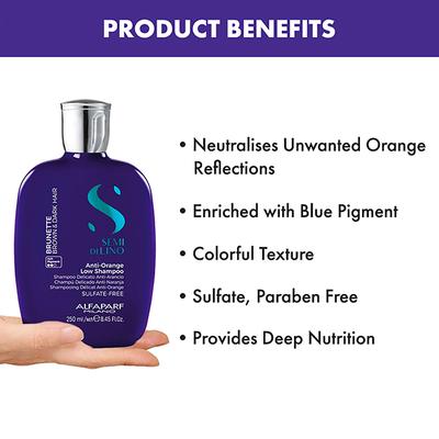 Alfaparf Milano Brunette Intense Anti-Orange Low Shampoo 250 ml - Shampoos