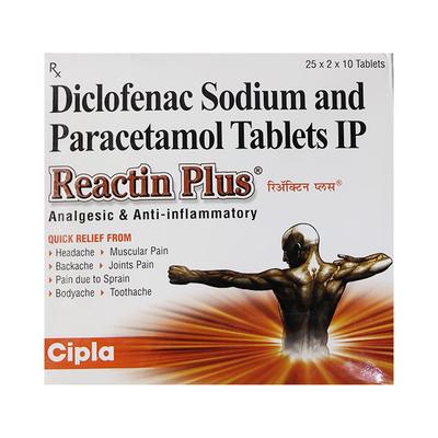 REACTIN PLUS (R) Tablet 10's - Pain relief-Nsa