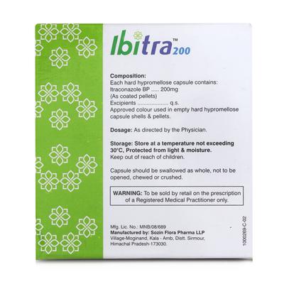 Ibitra 200mg Capsule 10'S - Fungal Infections-Anf