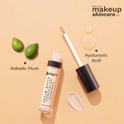 Pilgrim Full Coverage Concealer Crease Resistance & Lightweight with Matte Finish Sand-10 7.3 ml - Concealer