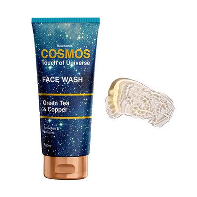 Cosmos by Bewakoof Magic Hydrating Mineral Face Sheet Mask with Silver AND Face Wash with Green Tea Combo 120 ml - Masks & Peels
