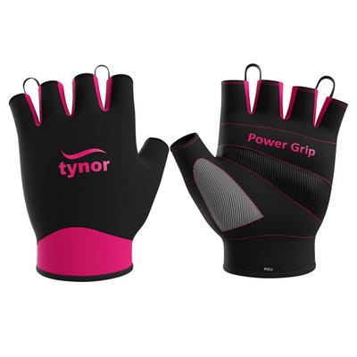 Tynor Sport Grip Women's Gym Gloves - Black & Pink (L) 1's - Gym Accessories