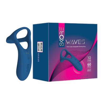Skore Waves Multi-Mode Chargeable Vibrating Ring 1's - Massagers And Vibrators