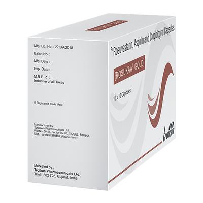 Rosukaa Gold 75/75/10mg Capsule 10'S - Blood Clot-Ant