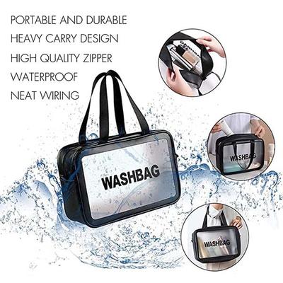 Allure Washable Cosmetic Large Bag Color Black 1's - Makeup Bags & Cases