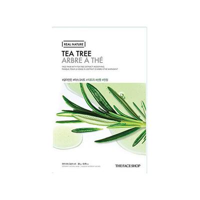The Face Shop Real Nature Tea Tree Face Mask 20 Gm - Sheet Masks